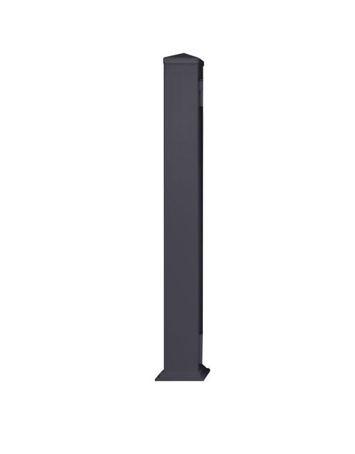 Composite Prime Balustrade Anthracite End Post Kit