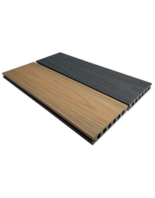 Composite Prime HD Deck Dual - Natural Oak / Slate Composite Decking