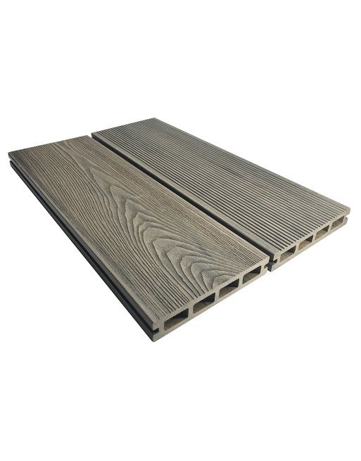 Composite Prime HD Deck 3D - Weathered Oak Composite Decking