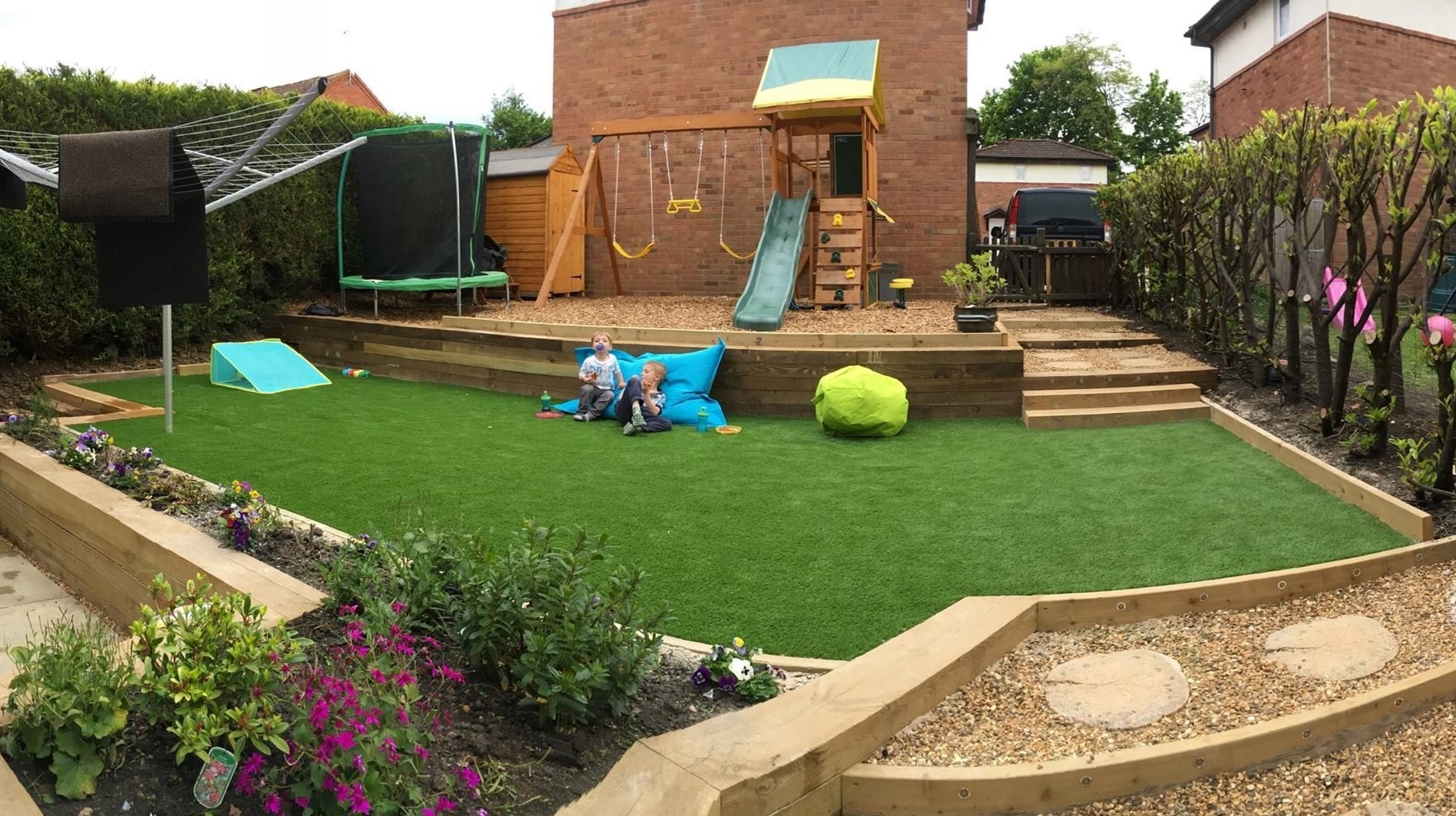 Artificial Grass For a Busy Family Home