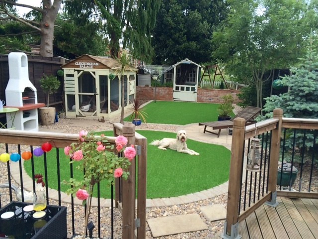 Artificial Grass in a Busy Family Home