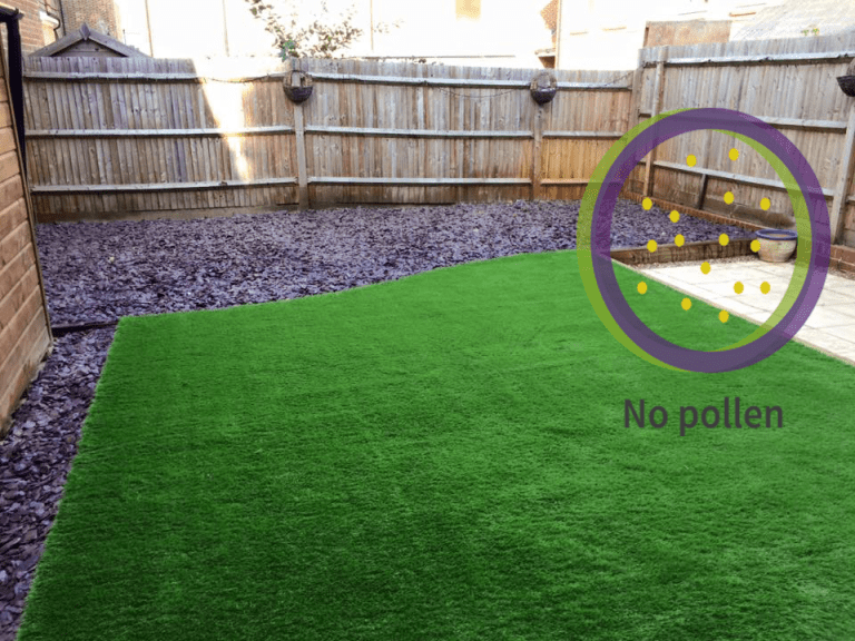 Artificial Grass Deters Hay Fever Symptoms