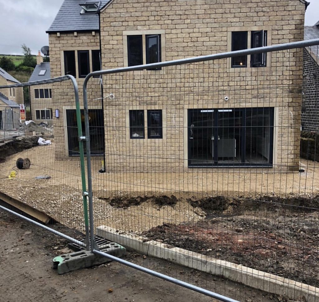 Preparing new build garden for fake grass