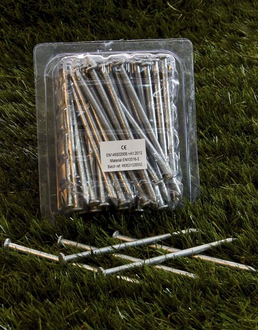Galvanised Grass Fixing Nails - Artificial Grass Membrane