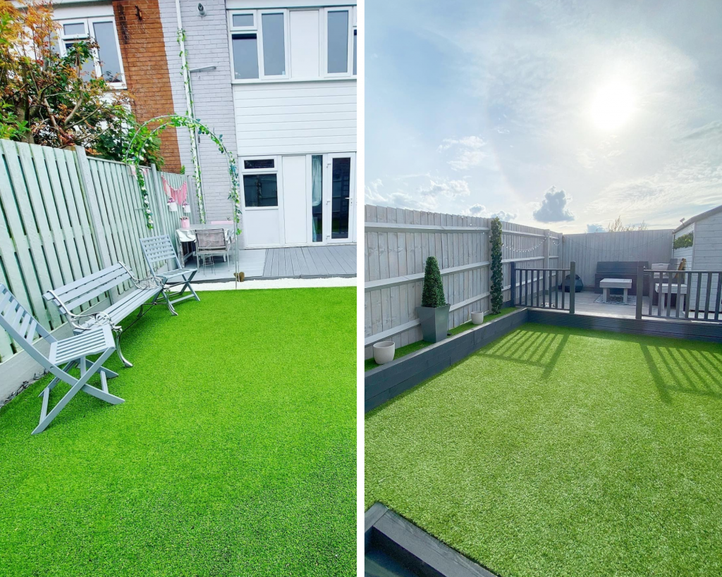 Grey Gardens with Artificial Grass