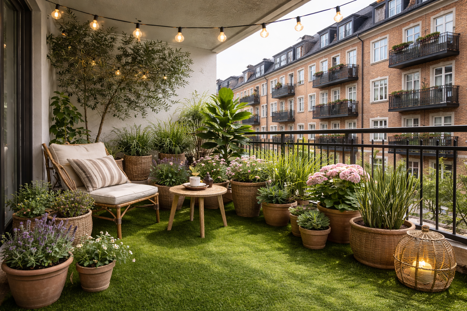 How artificial grass can transform your balcony | Grass Direct