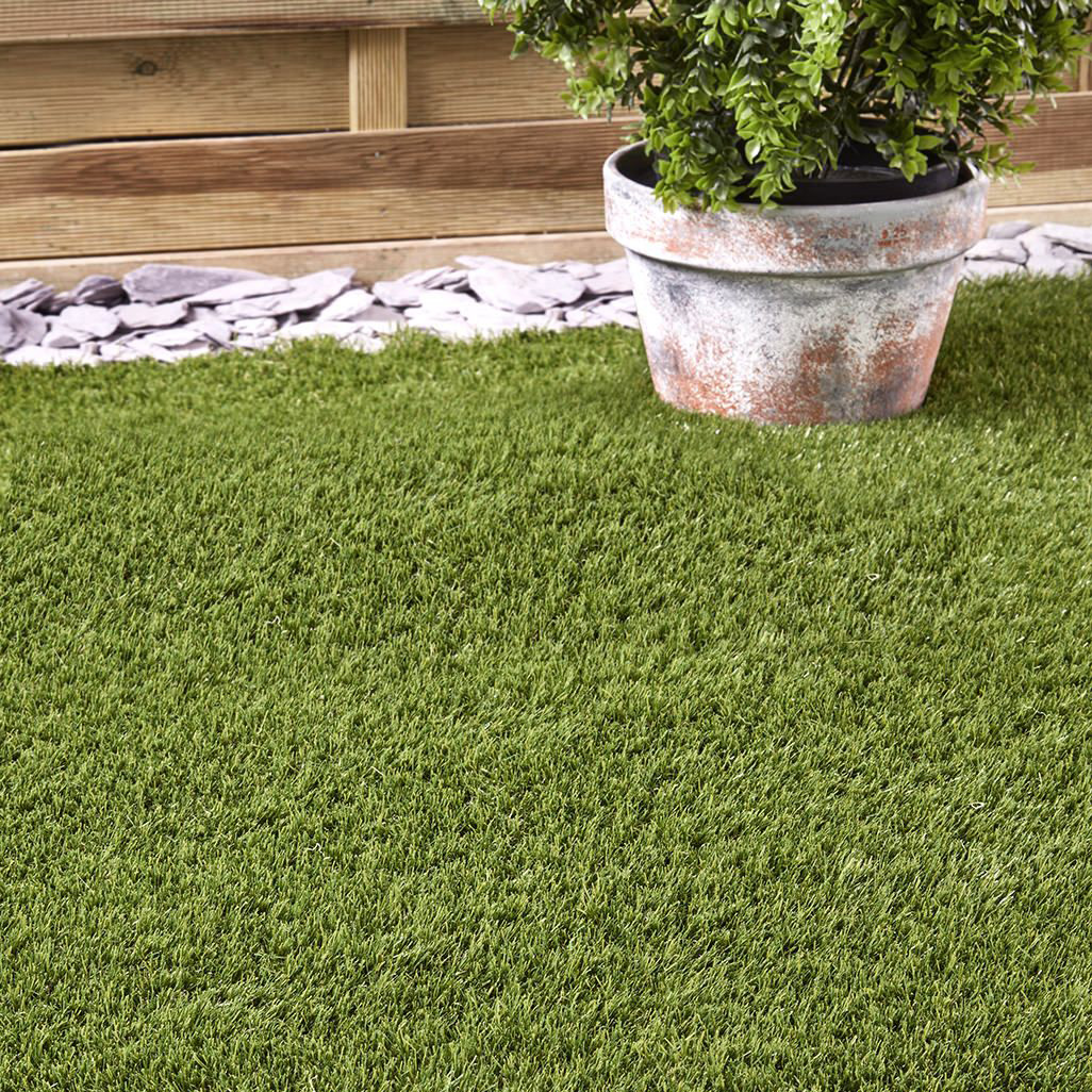 Well kept artificial grass