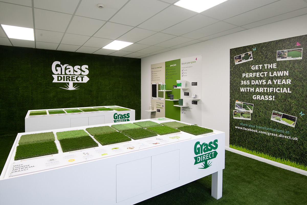 Grass Direct Wolverhampton Store Artificial Grass Tables 2