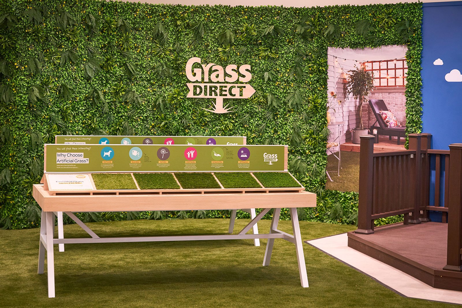 Grass Direct Birtley Store Artificial Grass Tables 2