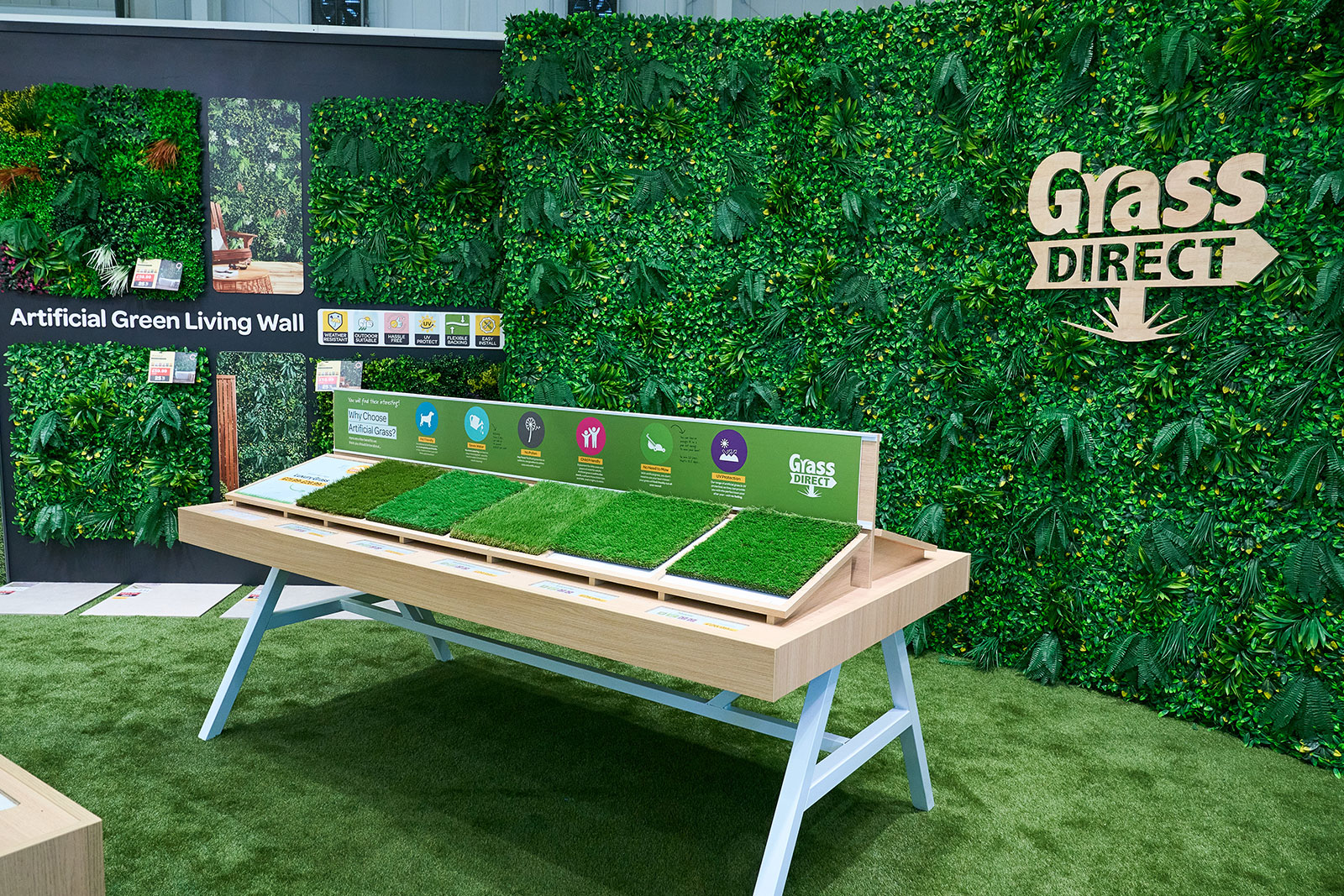 Grass Direct Birtley Store Artificial Grass Tables 3