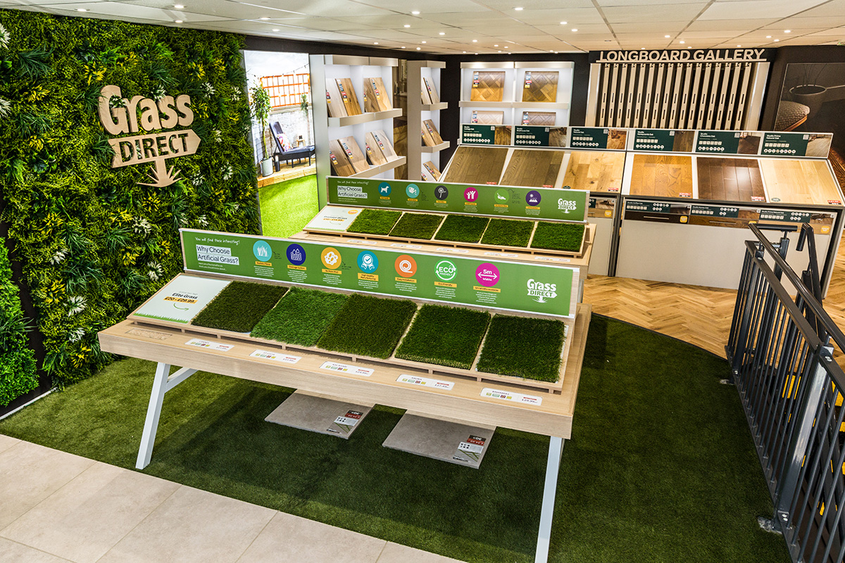 Grass Direct Bishop Auckland Store Artificial Grass Tables 3