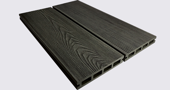 Composite Prime HD Deck 3D - Black Oak Composite Decking (2 Pack) - Descriptive 3