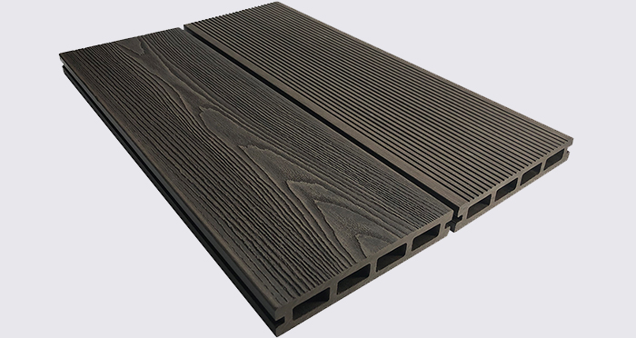 Composite Prime HD Deck 3D - Burnished Oak Composite Decking (2 Pack) - Descriptive 3